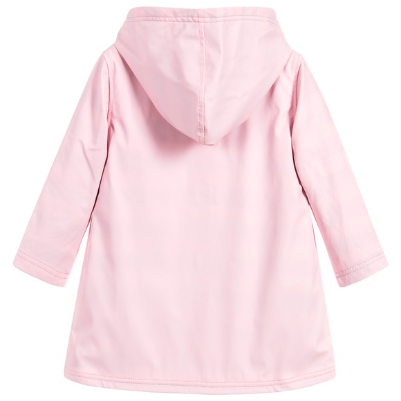 hatley Girls Pink Hooded Raincoat - Picture 2 of 8